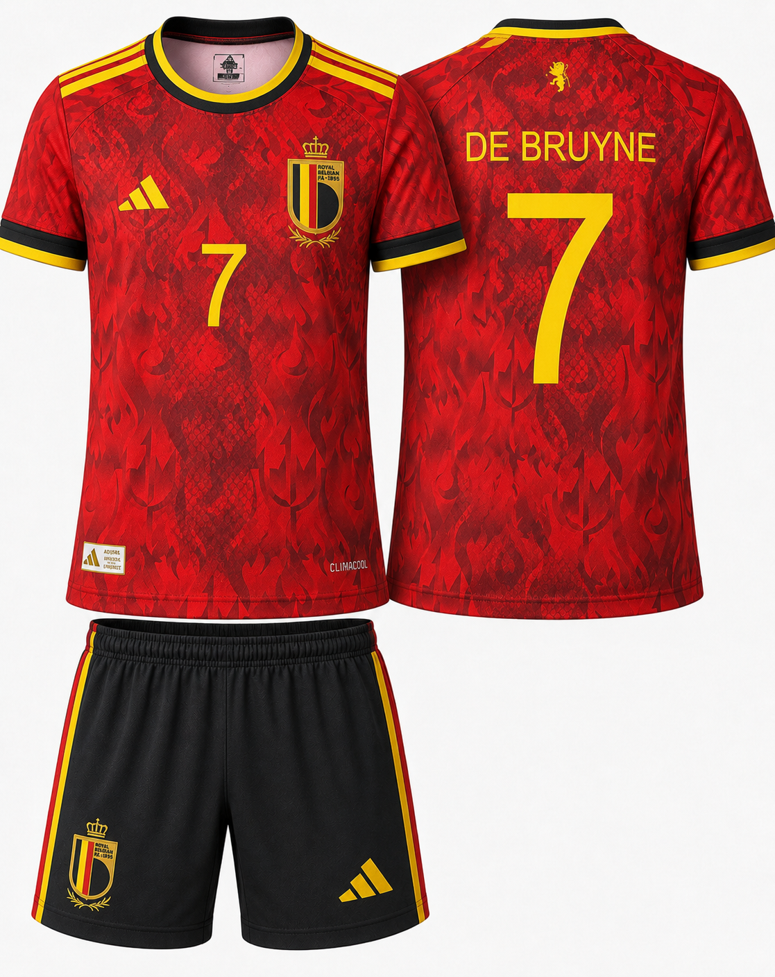 <h1>Детски Футболен Екип На Белгия Кевин Де Бруйне 7  Bruyne 7