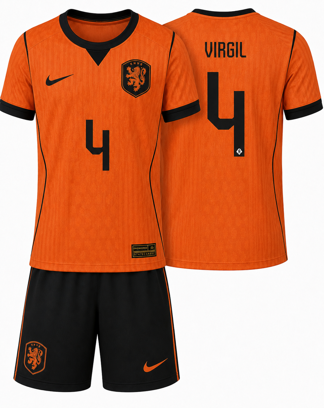 <h1>Детски Футболен Екип На Нидерландия Virgil Върджил ван Дайк